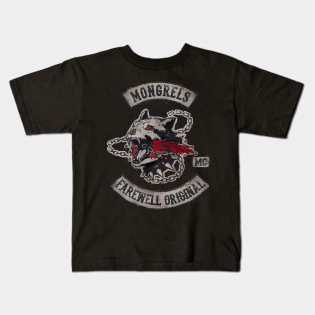 Mongrels Farewell Original MC Days Gone Kids T-Shirt by PIRULITIS